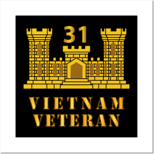 31st Engineer Battalion - ENG Branch - Vietnam Veteran Posters and Art